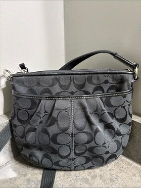 Coach Signature Black Crossbody Bag